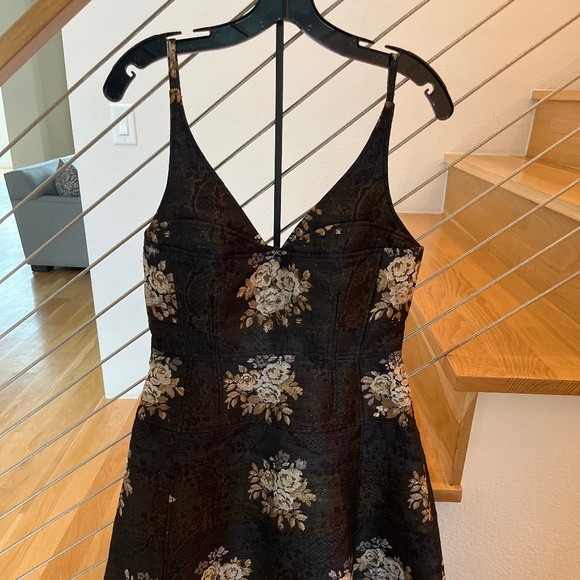 ERDEM black Doris midi dress size 6 - Picture 8 of 14